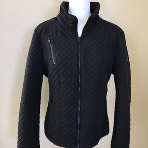 Calvin Klein Diamond Quilted Black Jacket/Coat